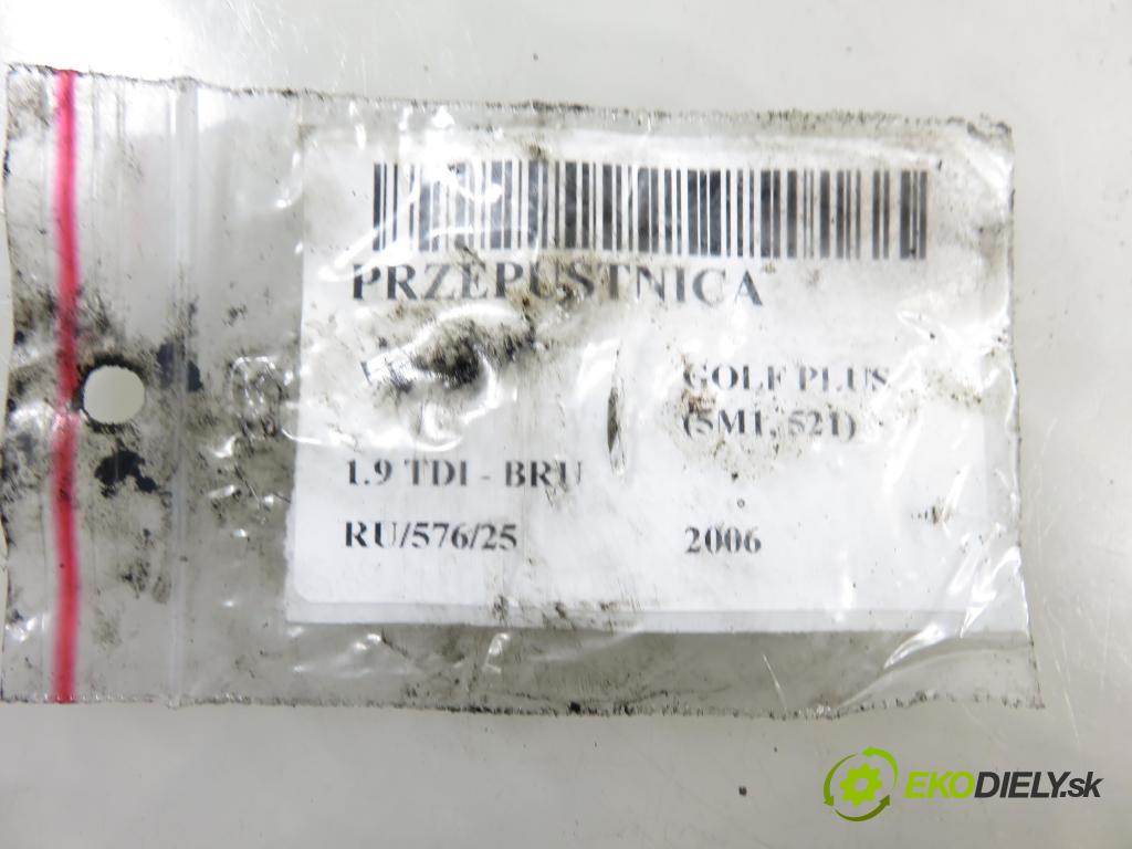 VW GOLF PLUS (5M1, 521) HB 2006 66,00 1.9 TDI - BRU 1896,00 Škrtiaca klapka 03G128063C ; A2C53099815 (Škrtiaca klapka)