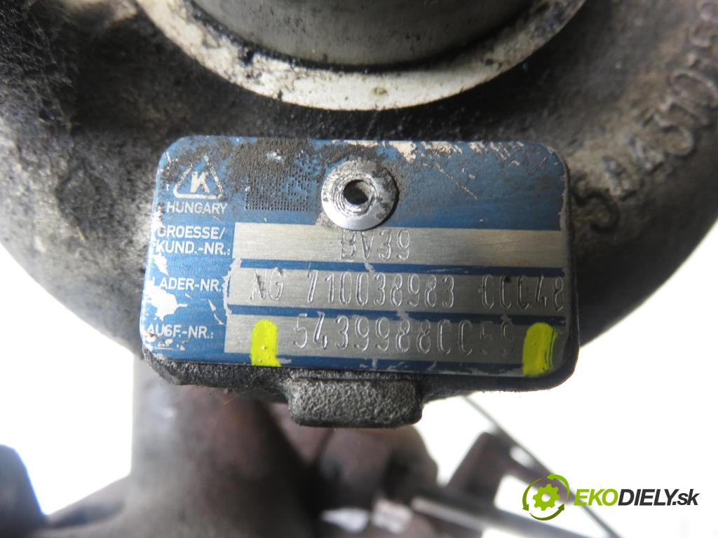 VW SHARAN (7M8, 7M9, 7M6) MINIVAN 2007 103,00 2.0 TDI - BRT 1968,00 Turbodúchadlo 54399880059 (Turbodúchadlo (kompletné))