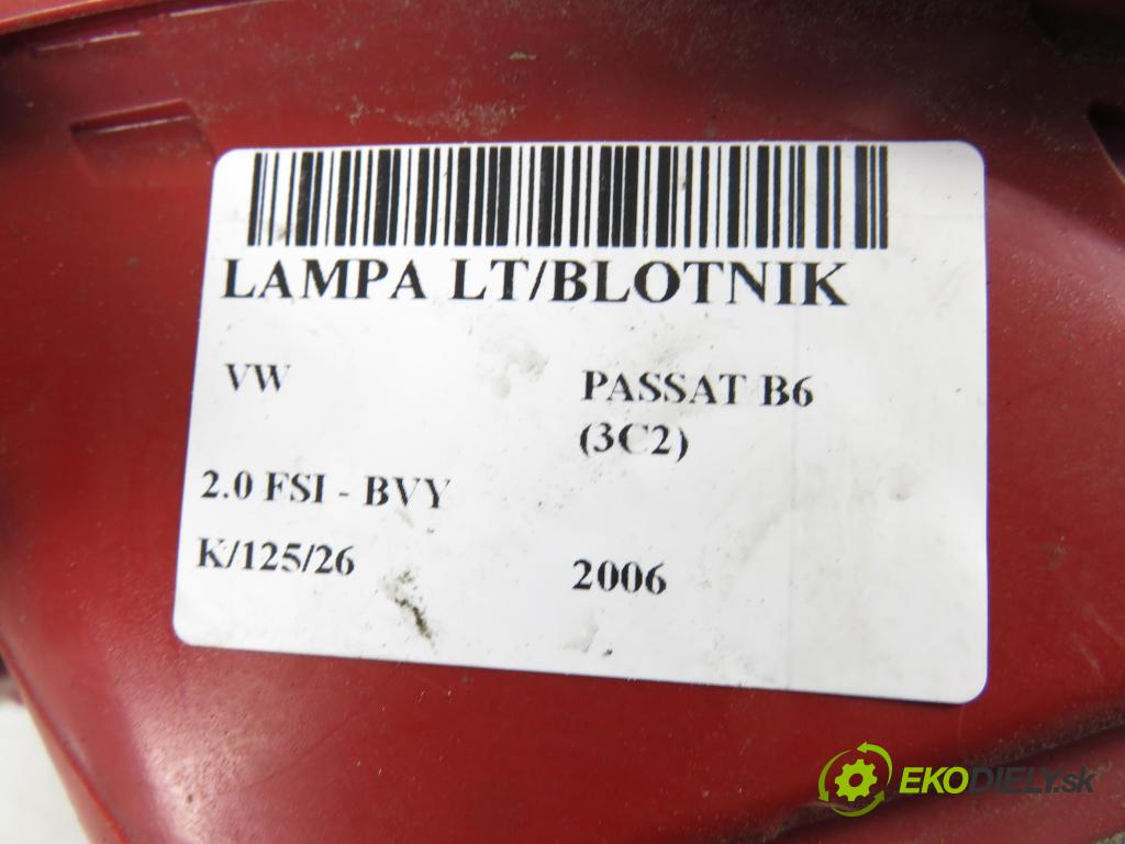 VW PASSAT B6 (3C2) SEDAN 2006 110,00 2.0 FSI - BVY 1984,00 Svetlo ľavé zadné 3C5945095C