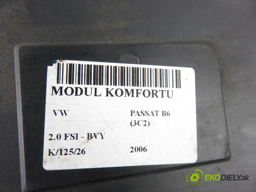 VW PASSAT B6 (3C2) SEDAN 2006 110,00 2.0 FSI - BVY 1984,00 MODUL komfortu 3C0937049H