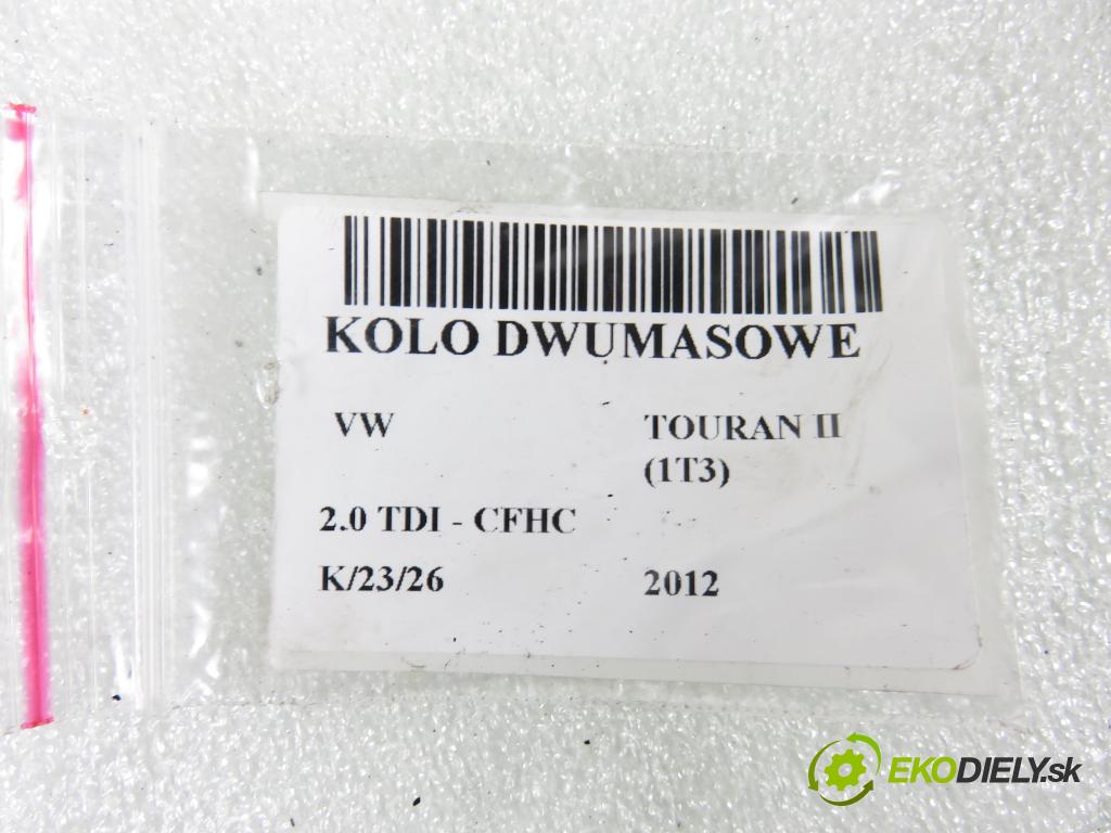 VW TOURAN (1T3) MINIVAN 2012 103,00 2.0 TDI - CFHC 1968,00 Koleso dvojhmota