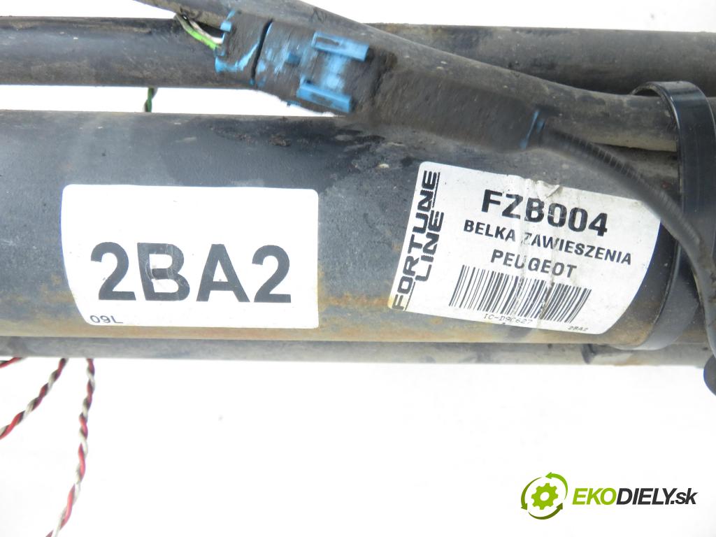 PEUGEOT 206 liftback (2A/C) HB 2005 51,00 1.4 HDi - 8HX (DV4TD) 1398,00 Výstuha zadná ABS