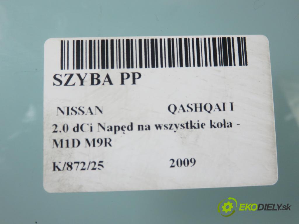 NISSAN QASHQAI / QASHQAI +2 I (J10, JJ10) SUV 2009 110,00 2.0 dCi AWD 150 - M1D M9R 1994,00 Okno PP