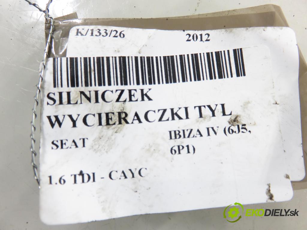 SEAT IBIZA IV (6J5, 6P1) HB 2012 77,00 1.6 TDI - CAYC 1598,00 Motorček stierače zadné 6J4955711