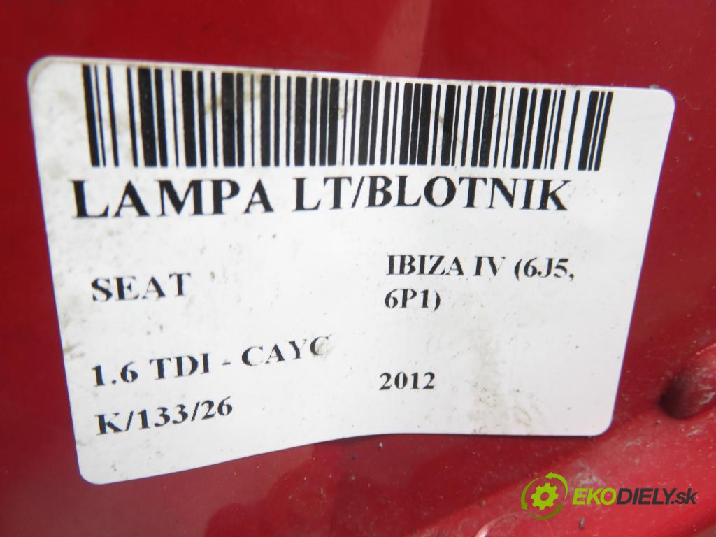 SEAT IBIZA IV (6J5, 6P1) HB 2012 77,00 1.6 TDI - CAYC 1598,00 Svetlo ľavé zadné 6J4945111B