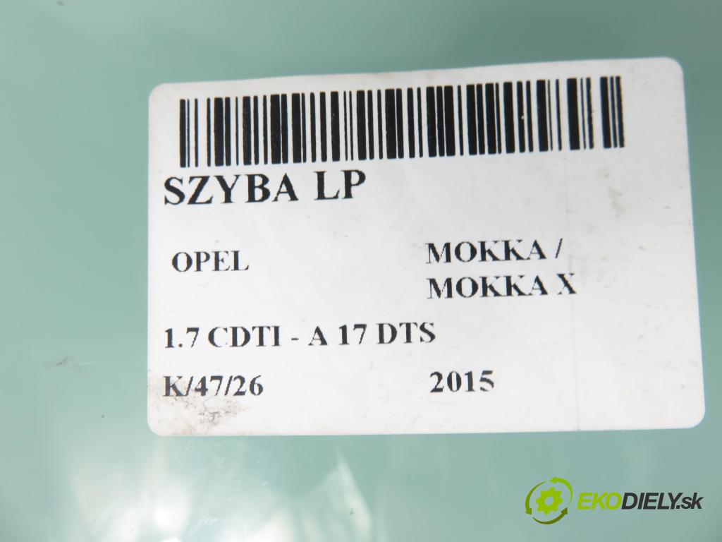OPEL MOKKA / MOKKA X CROSSOVER 2015 96,00 1.7 CDTI - A 17 DTS 1686,00 Okno LP