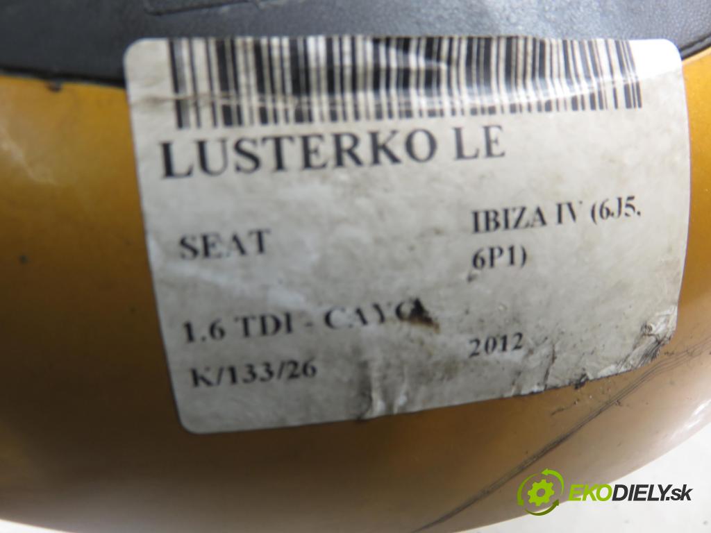 SEAT IBIZA IV (6J5, 6P1) HB 2012 77,00 1.6 TDI - CAYC 1598,00 Spätné zrkadlo LE