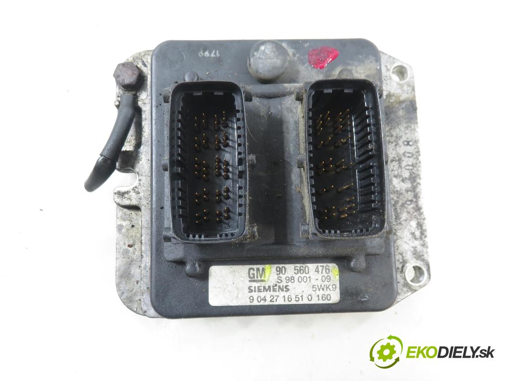 OPEL ASTRA G liftback (T98) HB 1999 85,00 1.8 16V - X 18 XE1 1796,00 Riadiaca jednotka Motor 90560476