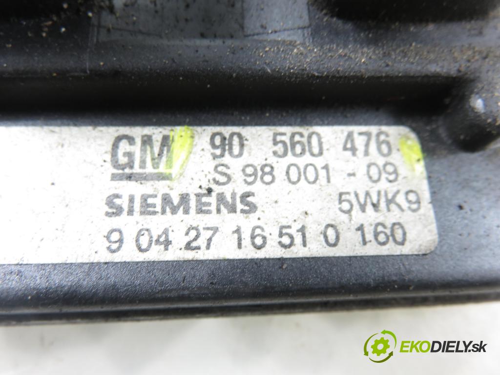 OPEL ASTRA G liftback (T98) HB 1999 85,00 1.8 16V - X 18 XE1 1796,00 Riadiaca jednotka Motor 90560476