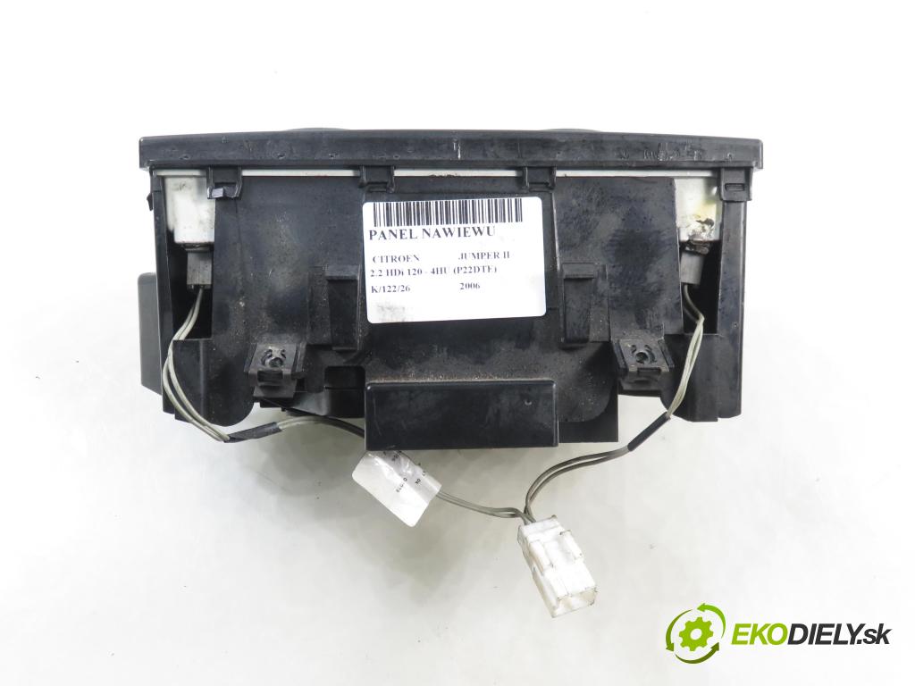 CITROEN JUMPER Skrzynia FURGON 2006 88,00 2.2 HDi 120 - 4HU (P22DTE) 2198,00 Panel kúrenia 168340200