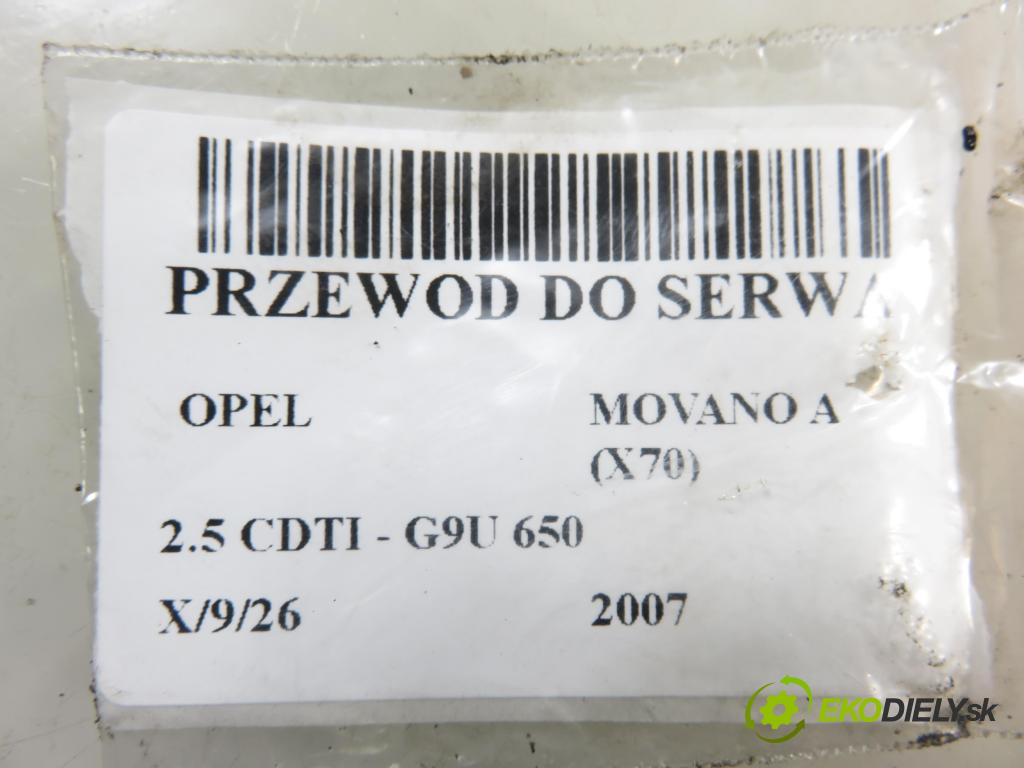 OPEL MOVANO Platforma / podwoyie (X70) KABINA/PLATFORMA 2007 0,00 2.5 CDTI - G9U 650 2464,00 rúrka vypínacieho ložiska 8200618359A