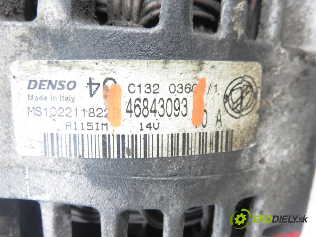 FIAT PANDA (169_) HB 2005 40,00 1.1 54 - 187 A1.000 1108,00 Alternátor 46843093 (Alternátor)