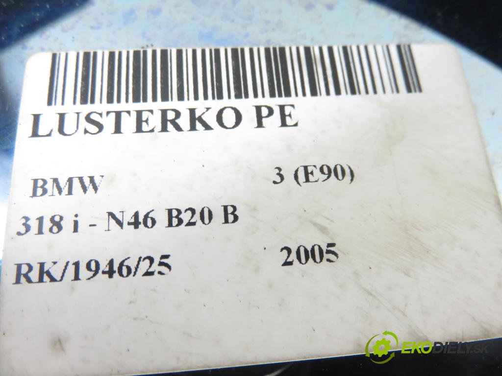 BMW 3 (E90) SEDAN 2005 95,00 318 i 129 - N46 B20 B 1995,00 Spätné zrkadlo