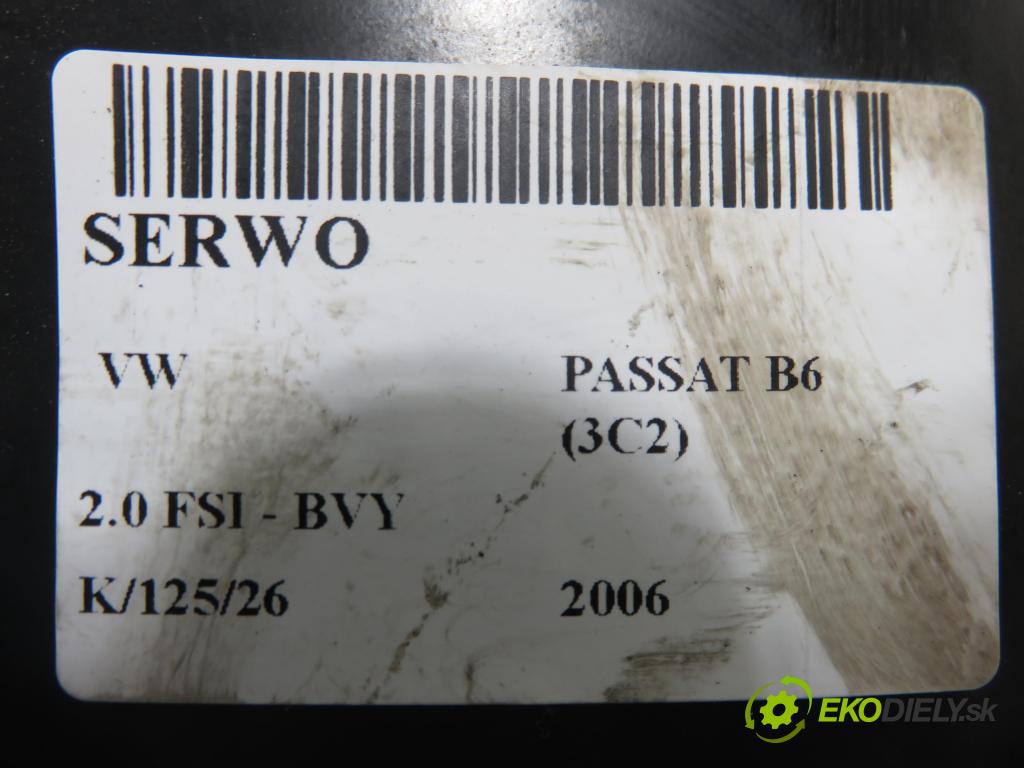 VW PASSAT B6 (3C2) SEDAN 2006 110,00 2.0 FSI - BVY 1984,00 posilovač 3C1614105M ; 03787433024 (Servočerpadlo)