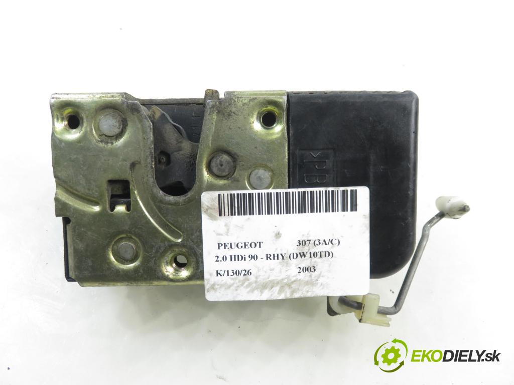 PEUGEOT 307 (3A/C) HB 2003 66,00 2.0 HDi 90 - RHY (DW10TD) 1997,00 zámok