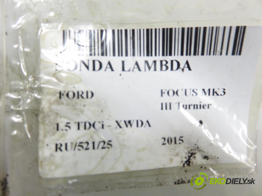 FORD FOCUS III Turnier KOMBI 2015 88,00 1.5 TDCi - XWDB 1499,00 sonda lambda F1F19Y460BA (Lambda sonda)