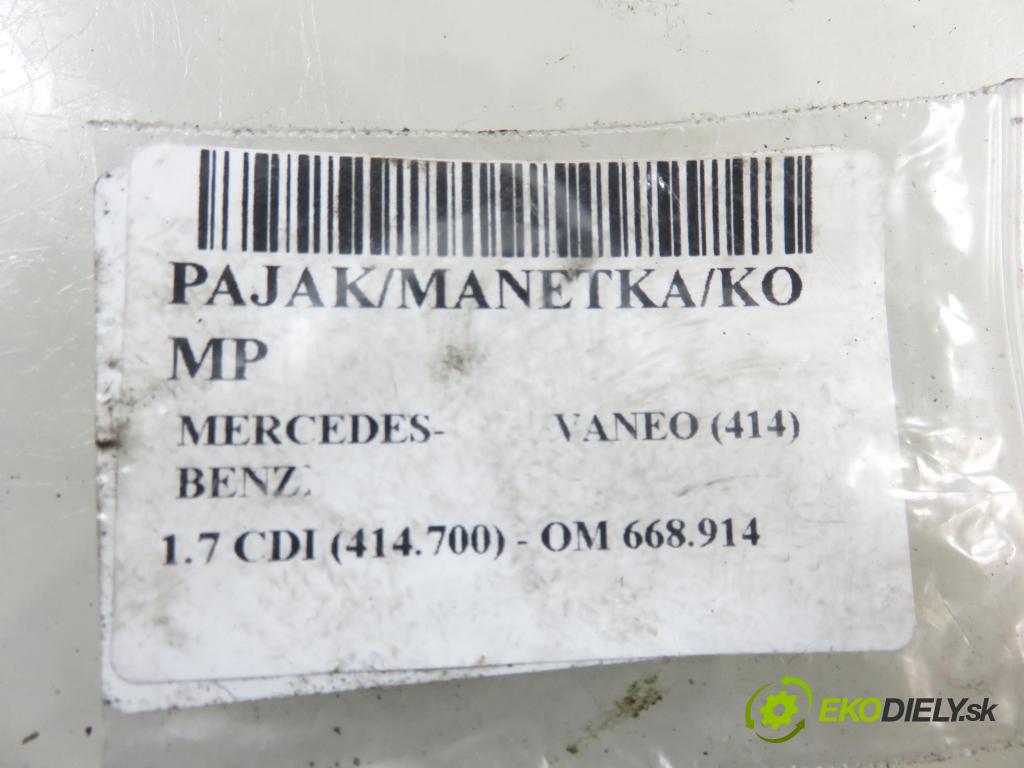 MERCEDES-BENZ VANEO (414) MINIVAN 2002 67,00 1.7 CDI (414.700) - OM 668.914 1689,00 / páčka ľavá strana