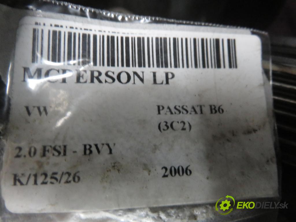 VW PASSAT B6 (3C2) SEDAN 2006 110,00 2.0 FSI - BVY 1984,00 MCPERSON LP