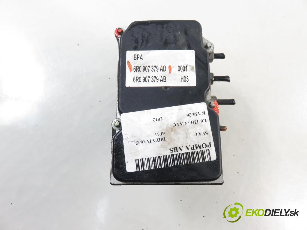 SEAT IBIZA IV (6J5, 6P1) HB 2012 77,00 1.6 TDI - CAYC 1598,00 Pumpa ABS 0265800942 ; 6R0907379AD (Pumpa ABS)