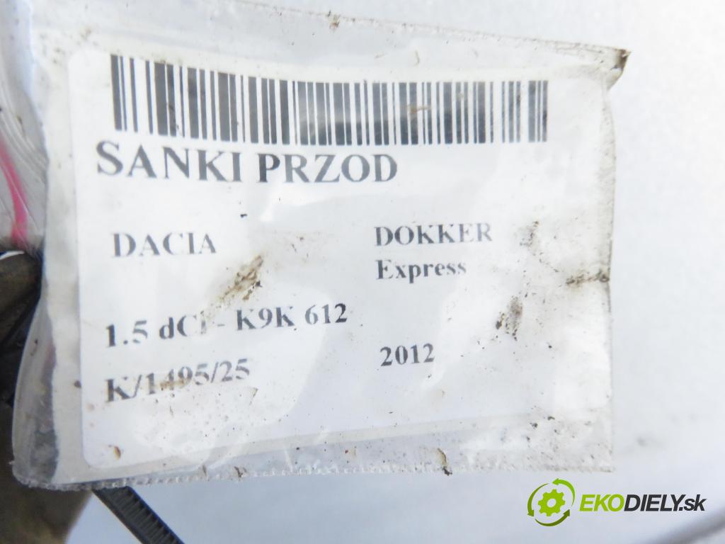 DACIA DOKKER Express FURGON 2012 0,00 1.5 dCi - K9K 612 1461,00 predný