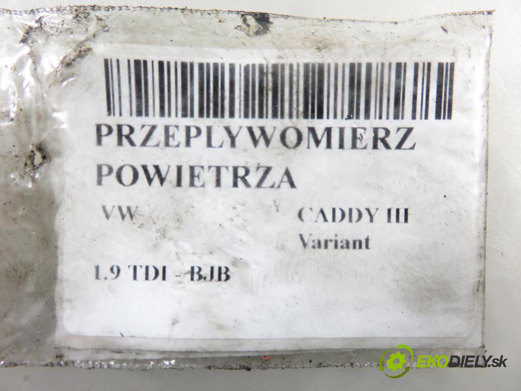 VW CADDY III Variant (2KB, 2KJ, 2CB, 2CJ) KOMBIVAN 2005 77,00 1.9 TDI - BJB 1896,00 váha vzduchu vzduchu F00C2G8729