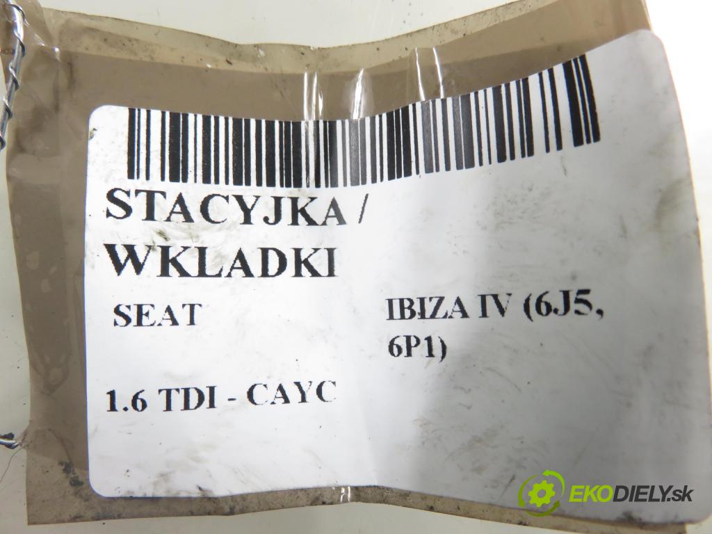 SEAT IBIZA IV (6J5, 6P1) HB 2012 77,00 1.6 TDI - CAYC 1598,00 spinačka 6R0905851D (Spínacia skrinka)