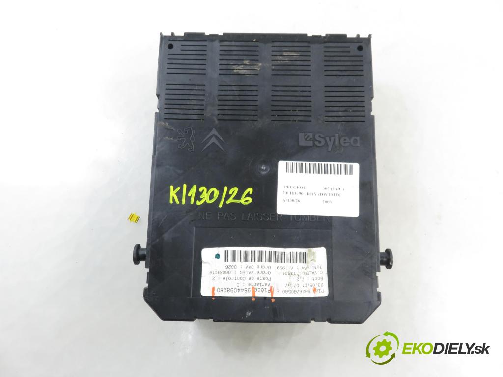 PEUGEOT 307 (3A/C) HB 2003 66,00 2.0 HDi 90 - RHY (DW10TD) 1997,00 MODUL BSI 9644098280 ; 9636760580E