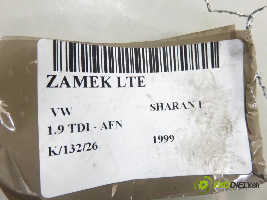 VW SHARAN (7M8, 7M9, 7M6) MINIVAN 1999 81,00 1.9 TDI 110 - AFN 1896,00 zámok 93BG220A20DD