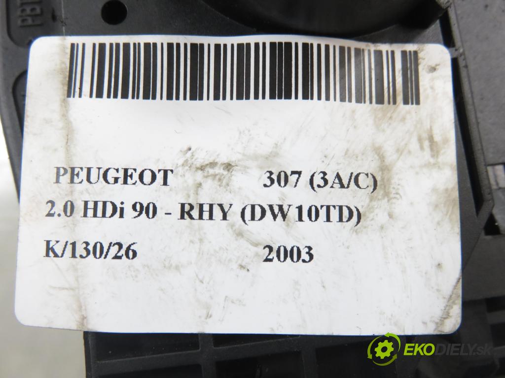 PEUGEOT 307 (3A/C) HB 2003 66,00 2.0 HDi 90 - RHY (DW10TD) 1997,00 páčka/prepínač ZA01DFDA