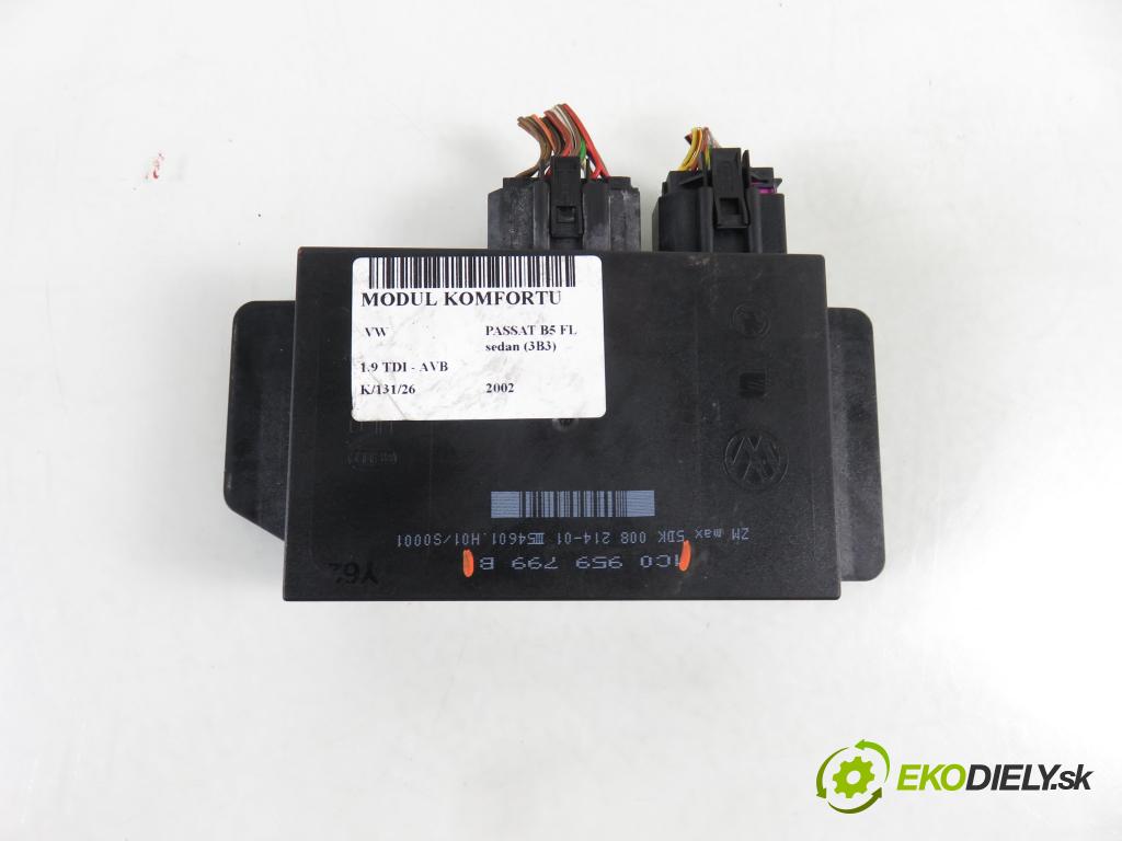 VW PASSAT B5.5 (3B3) SEDAN 2002 74,00 1.9 TDI PD 101 - AVB 1896,00 MODUL komfortu 1C0959799B