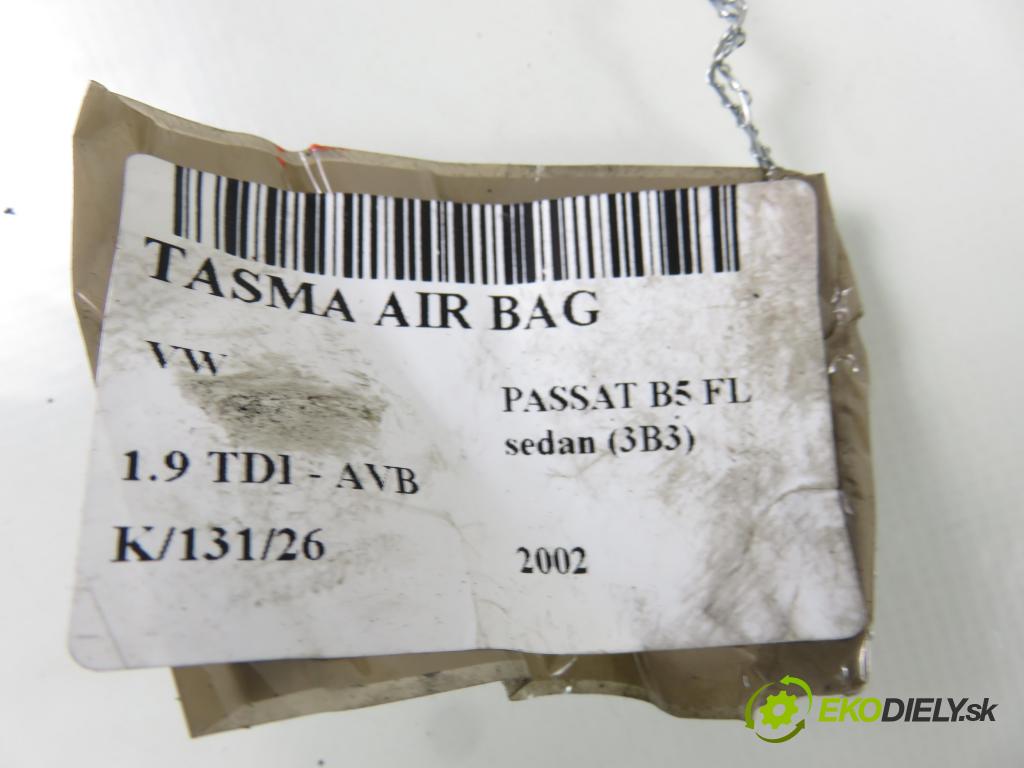 VW PASSAT B5.5 (3B3) SEDAN 2002 74,00 1.9 TDI PD 101 - AVB 1896,00 PÁSKA: air BAG 1J0959654AP