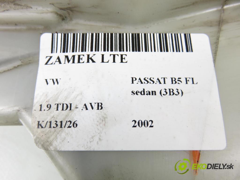 VW PASSAT B5.5 (3B3) SEDAN 2002 74,00 1.9 TDI PD 101 - AVB 1896,00 zámok