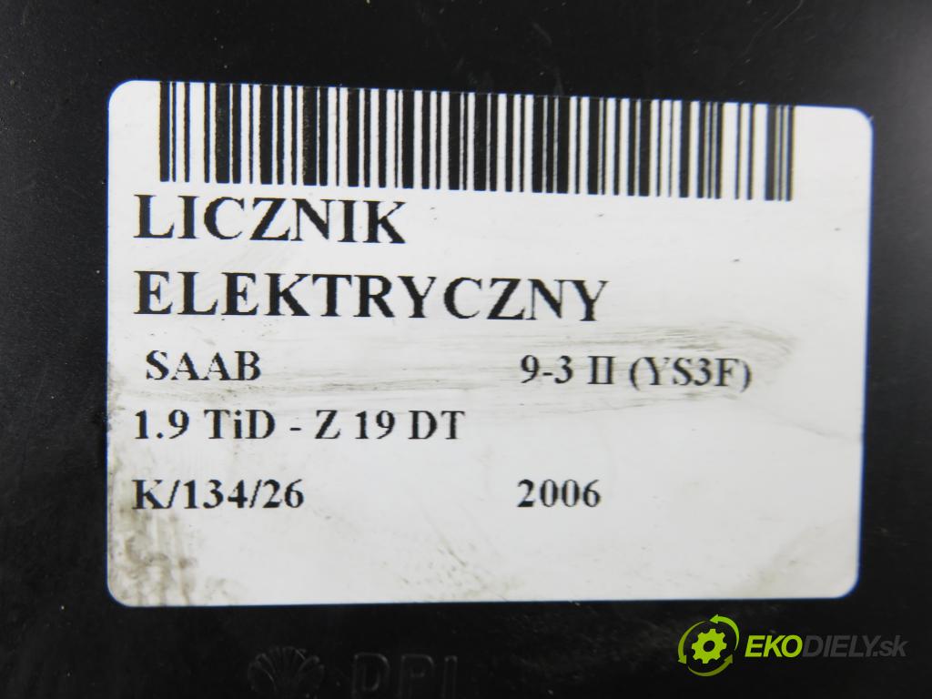 SAAB 9-3 (YS3F) SEDAN 2006 88,00 1.9 TiD - Z 19 DT 1910,00 Prístrojovka elektrický P12768231
