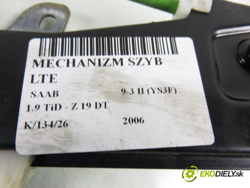 SAAB 9-3 (YS3F) SEDAN 2006 88,00 1.9 TiD - Z 19 DT 1910,00 Mechanizmus okien