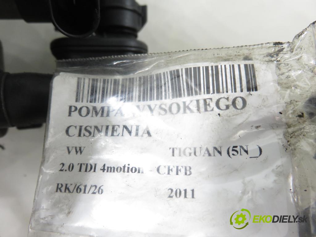 VW TIGUAN (5N_) SUV 2011 103,00 2.0 TDI 4motion - CFFB 1968,00 Pumpa vysokého tlaku 03L130755D ; 03L130277J ; 03L089M