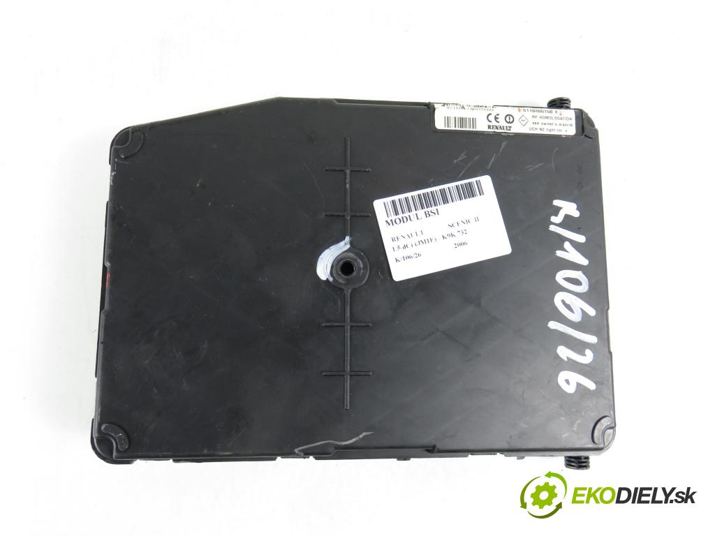 RENAULT SCENIC II (JM0/1_) MINIVAN 2006 78,00 1.5 dCi 106 - K9K 732 1461,00 MODUL BSI 8200412548 ; S118400150F