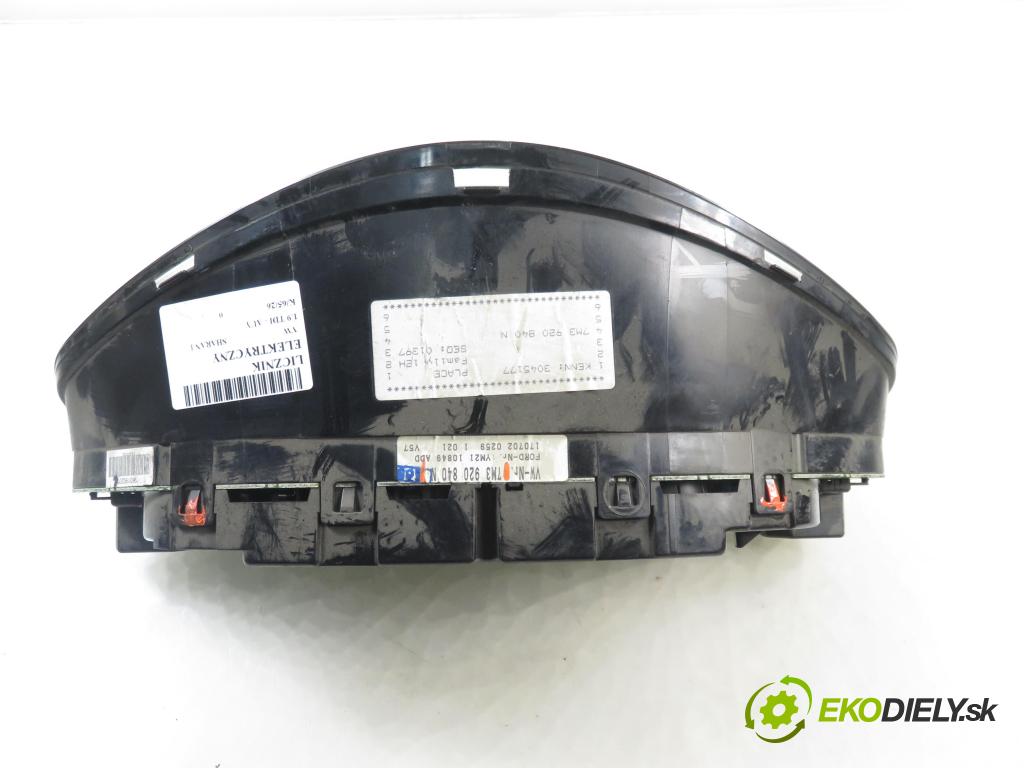 VW SHARAN (7M8, 7M9, 7M6) VAN 2002 85,00 1.9 TDI PD 115 - AUY 1896,00 Prístrojovka elektrický 7M3920840N