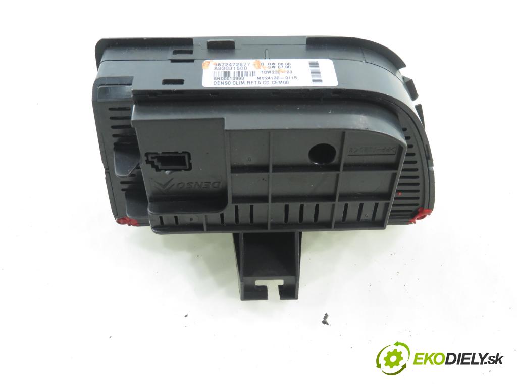 CITROEN C4 Picasso I (UD_) MINIVAN 2010 80,00 1.6 HDi 16V 109 - 9HZ 1560,00 Panel kúrenia KLIMATRONIK 9672472877