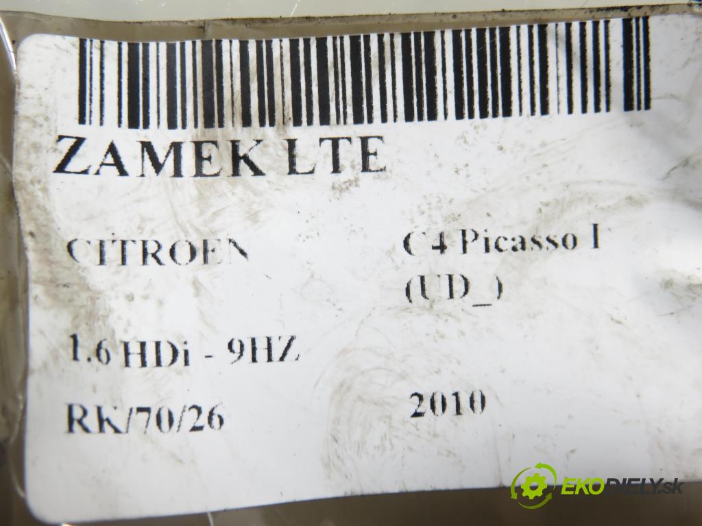 CITROEN C4 Picasso I (UD_) MINIVAN 2010 80,00 1.6 HDi 16V 109 - 9HZ 1560,00 zámok 24087816