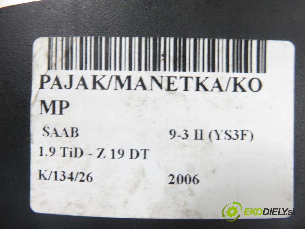 SAAB 9-3 (YS3F) SEDAN 2006 88,00 1.9 TiD - Z 19 DT 1910,00 páčka/prepínač 12274221