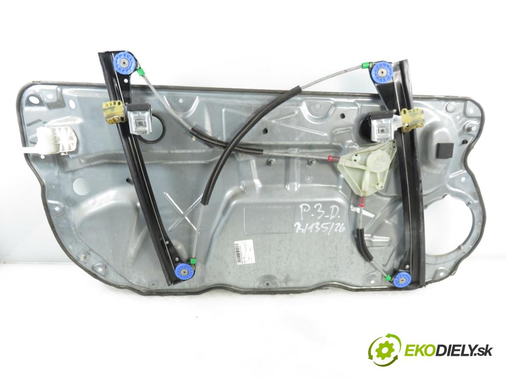VW POLO (9N_) HB 2009 44,00 1.2 6V 60 - BBM 1198,00 Mechanizmus okien 3D 6Q2959801E ; 6Q3837402AD