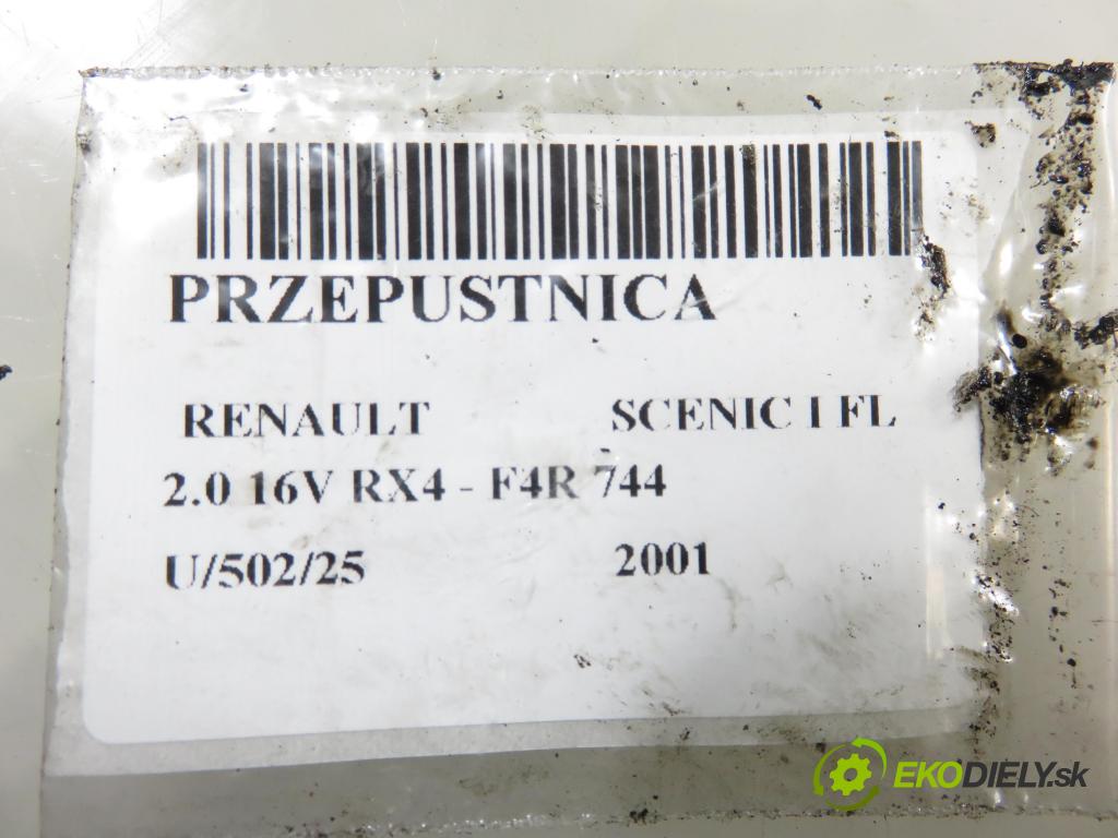 RENAULT SCENIC I (JA0/1_) CROSSOVER 2001 102,00 2.0 16V RX4 139 - F4R 744 1998,00 Škrtiaca klapka 7700875078 ; 72789080 (Škrtiaca klapka)