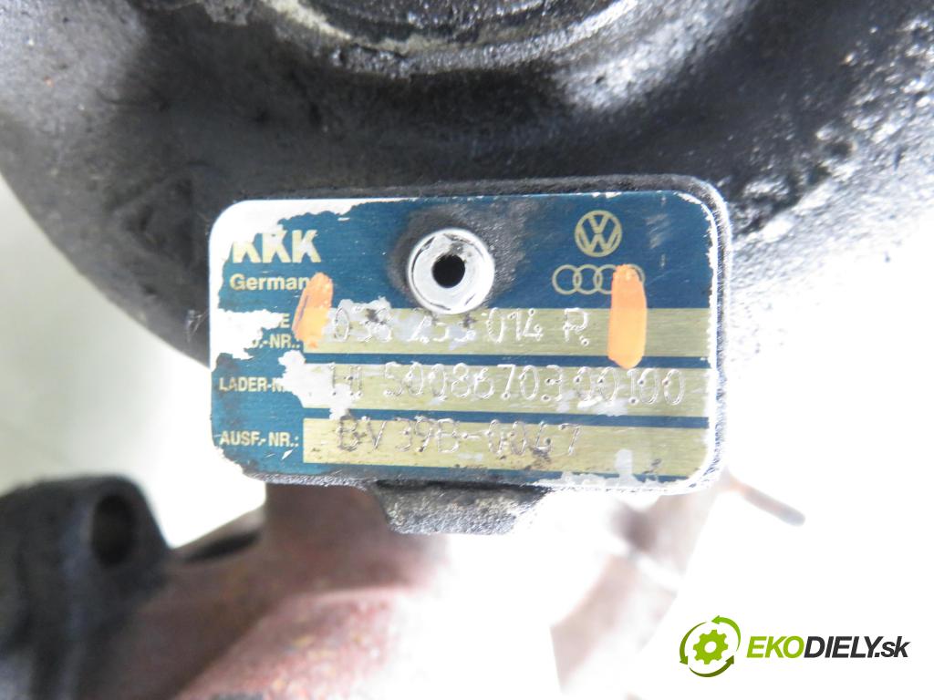 SEAT ALHAMBRA (7V8, 7V9) VAN 2005 96,00 1.9 TDI - ASZ 1896,00 Turbodúchadlo 038253014R (Turbodúchadlo (kompletné))