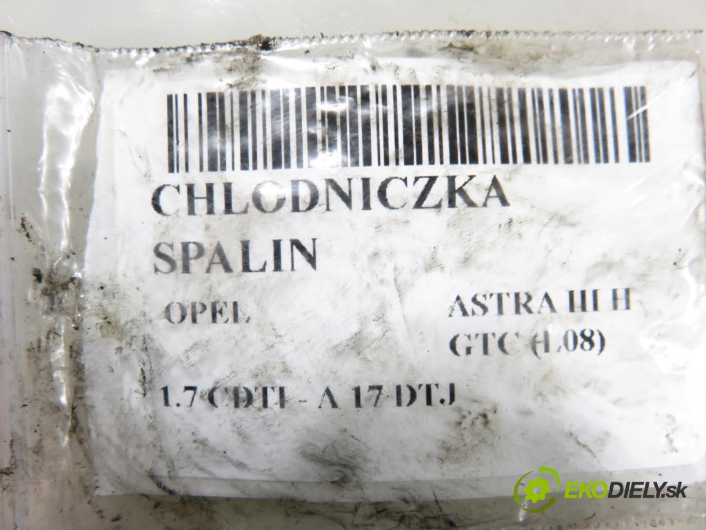 OPEL ASTRA H GTC (L08) HB 2009 81,00 1.7 CDTI - A 17 DTJ 1686,00 Chladič spalín 8980525431
