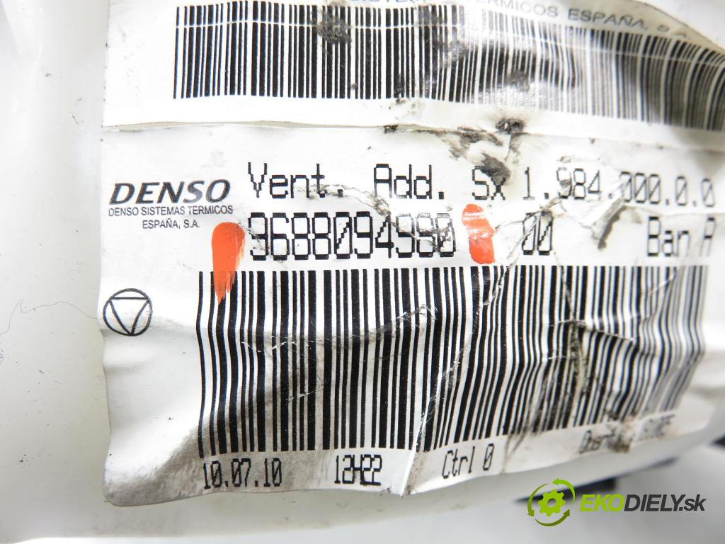 CITROEN C4 Picasso I (UD_) MINIVAN 2010 80,00 1.6 HDi 16V 109 - 9HZ 1560,00 Ventilátor vetráku 9688094980