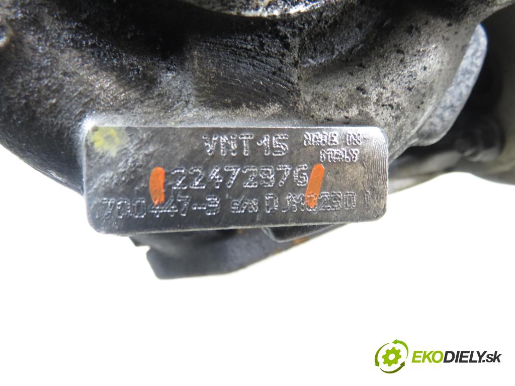 BMW 3 (E46) SEDAN 2000 100,00 320 d 136 - M47 D20 (204D1) 1951,00 Turbodúchadlo 2247297G (Turbodúchadlo (kompletné))