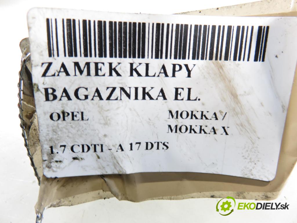 OPEL MOKKA / MOKKA X CROSSOVER 2015 96,00 1.7 CDTI - A 17 DTS 1686,00 zámok dverí kufor EL. 13587640
