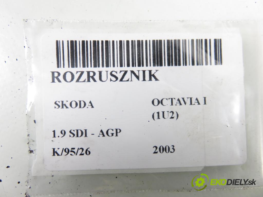 SKODA OCTAVIA I (1U2) LIFTBACK 2003 50,00 1.9 SDI - AGP 1896,00 Štartér 020911023R ; D7RS29 (Štartér)