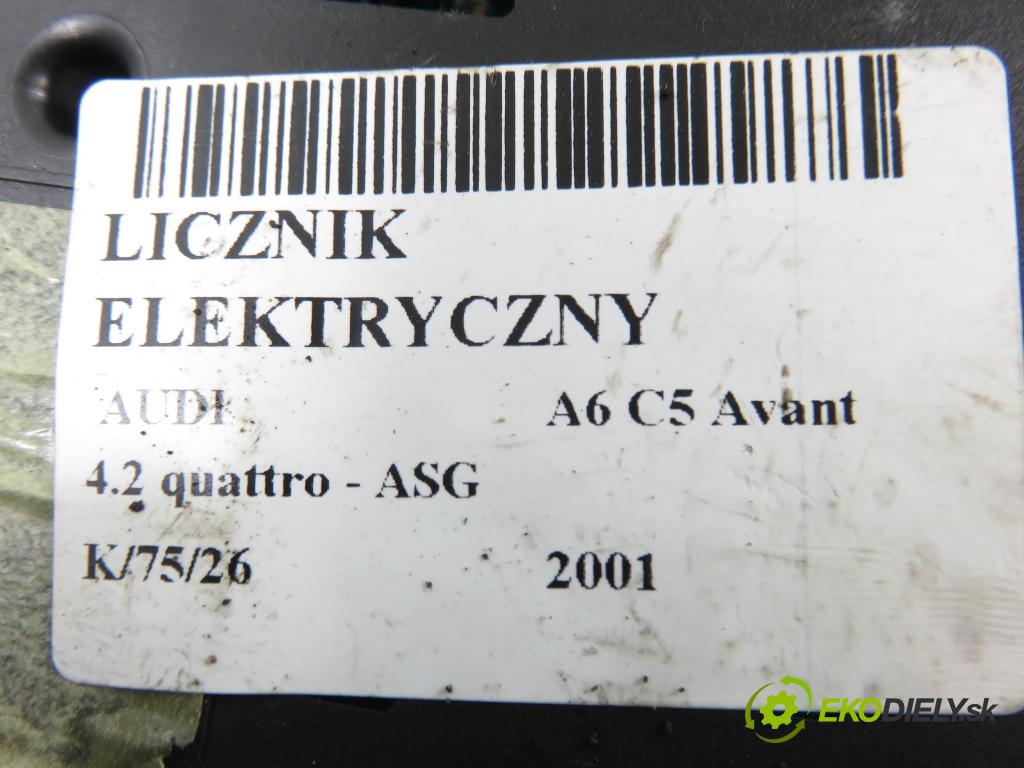 AUDI A6 Avant (4B5, C5) KOMBI 2001 220,00 4.2 quattro - ASG 4172,00 Prístrojovka elektrický 4B0920932N