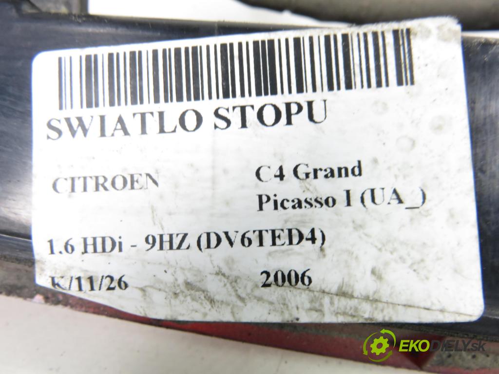 CITROEN C4 Grand Picasso I (UA_) MINIVAN 2006 80,00 1.6 HDi - 9HZ (DV6TED4) 1560,00 SVĚTLO bŕzd 9654435580